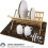 Coffee Bar Mat with Super Absorbent Surface and Waterproof Backing for Coffee Maker Kitchen Counter 2