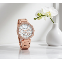 Michael Kors Parker MK5491 Damen Chronograph Rose Gold Uhr
