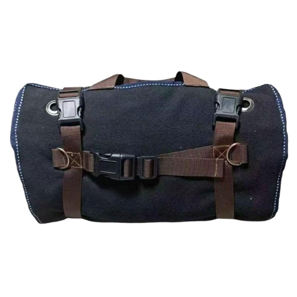 Roll Up Tool Bag Heavy Duty Waxed Canvas Tool Roll With 15 Pockets For Mechanics And Outdoor Use 9187378117354