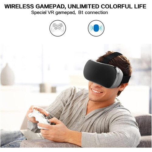VR Headset with 2K Display, 3D Virtual Reality Glasses, WiFi, Black 1