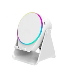 (White) 4-in-1 360 Rotating Bluetooth Speaker Stand