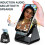 (White) 4-in-1 360 Rotating Bluetooth Speaker Stand 5