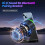 (Black) 4-in-1 360 Rotating Bluetooth Speaker Stand 2