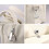 (beige) Handheld Canvas Bag Multifunctional Single Shoulder Bag Home Storage Bag 3