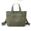 (green) Handheld Canvas Bag Multifunctional Single Shoulder Bag Home Storage Bag 1