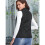 Colete Acolchoado Feminino com Gola Alta e Zíper Preto S 4