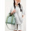 (beige) Handheld Canvas Bag Multifunctional Single Shoulder Bag Home Storage Bag 5