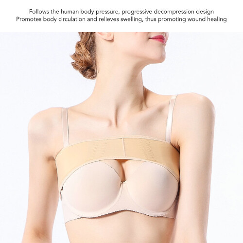 Breast Implant Stabilizer Band - Post Op Chest Support, Size L 2