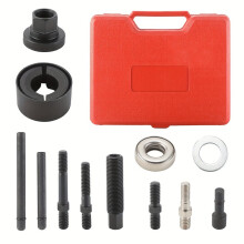Power Steering Pulley Puller Installer Kit for Water Pump Vacuum Pump Pulleys Installation Remover Most Engines