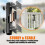 Support de Parasol Robuste pour Terrasse, Fixation Réglable pour Balustrade, Cour ou Balcon. 2