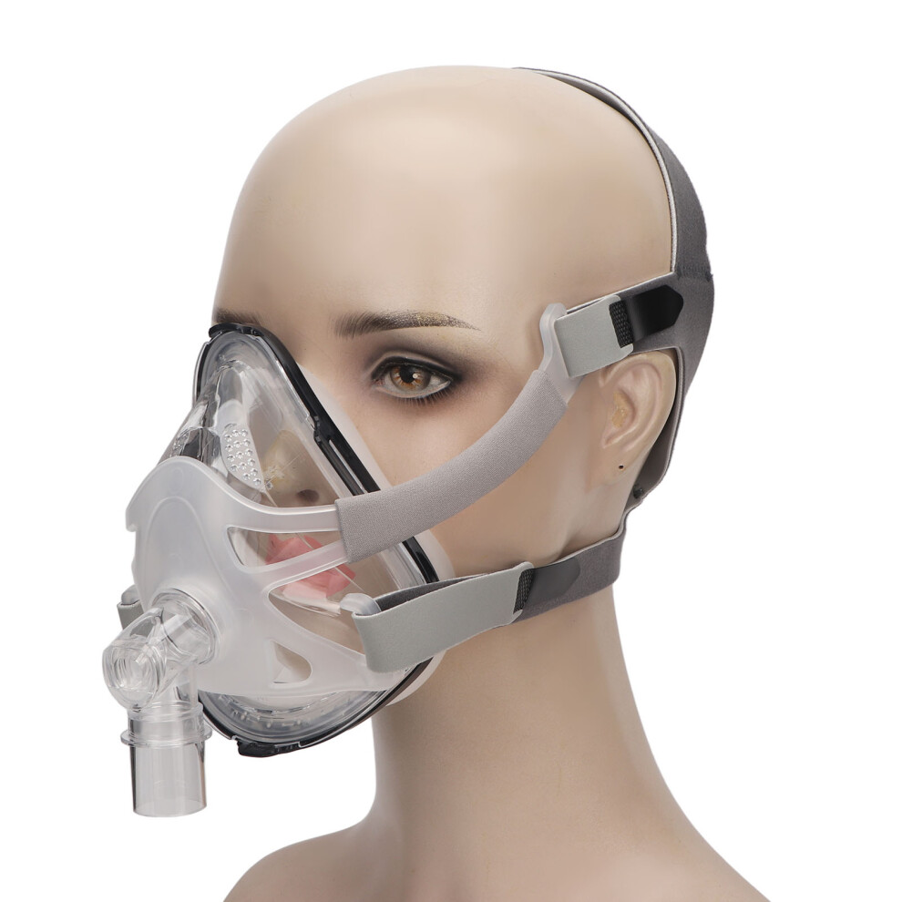 Breathing Machine Face Cover Double Layers Silicone 360 Rotation-L