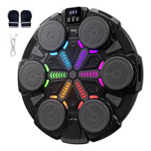 Musik-Boxmaschine für Kinder/Erwachsene, Musik-Boxmaschine mit Rhythmuslicht, -Boxausrüstung mit Handschuh