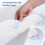 Bath Pillow for Head Neck and Back Support with Ergonomic Full Back and QuickDry Mesh 2