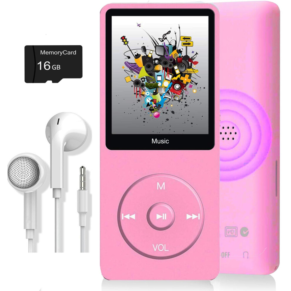 Mp3 Player With 16Gb And Hifi Lossless Sound, Expandable 128Gb, Fm Radio And Voice Recorder 9187378119853