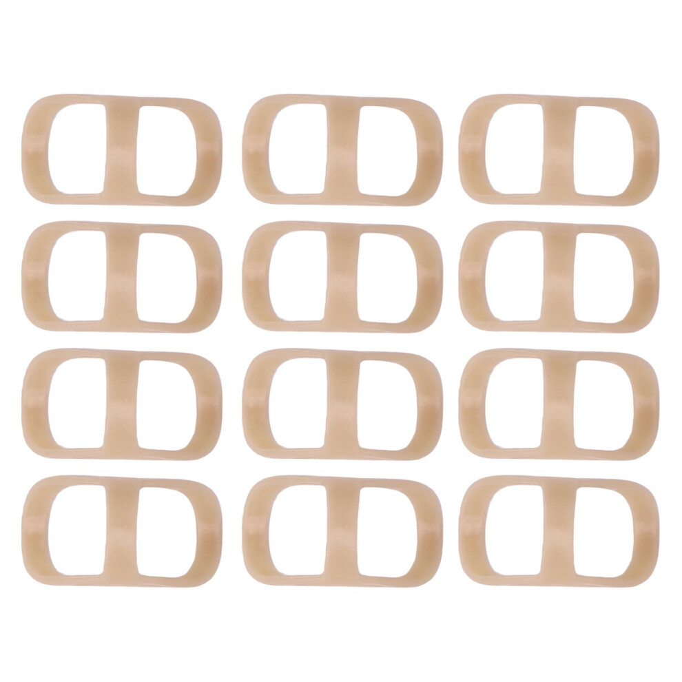 12PCS Oval Finger Splint PP Support for Piano Guitar Guzheng Pipa XL