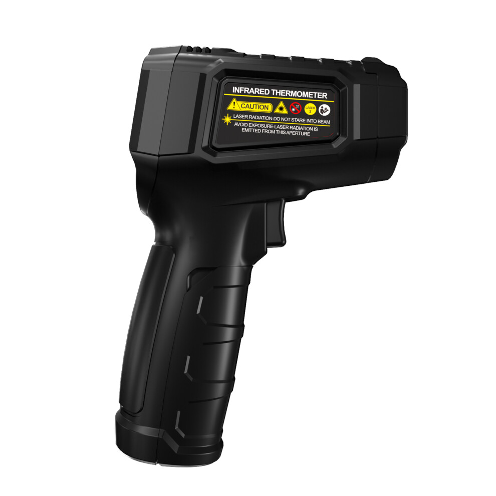 Infrared Thermometer -50C to 600C, Adjustable Emissivity, 12:1 D/S, VA Display