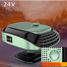 (24V, green) Car Heaters for Vehicle,Upgrade 2 in 1 Heating Cooling Fast Windshield Defrost