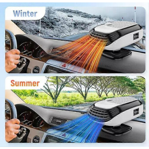 (12V,green)Car Heaters for Vehicle,Upgrade 2 in 1 Heating Cooling Fast Windshield Defrost 2