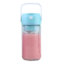 (blue A) Juicing Cup Electric Portable Small Blender Large Capacity Glass Wireless