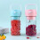 (blue B) Juicing Cup Electric Portable Small Blender Large Capacity Glass Wireless 2