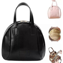 (black) Solidarityn Multi-Layered Shell-Shaped Cosmetic Bag,2024 New Premium Makeup Bag