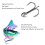 Swimbait Fishing Tackle 10 cm Angelköder 7 Segmente Multi-Typ 2 5