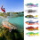 Swimbait Fishing Tackle 10 cm Angelköder 7 Segmente Multi-Typ 2 3