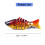 Swimbait Fishing Tackle 10 cm Angelköder 7 Segmente Multi-Typ 2 4