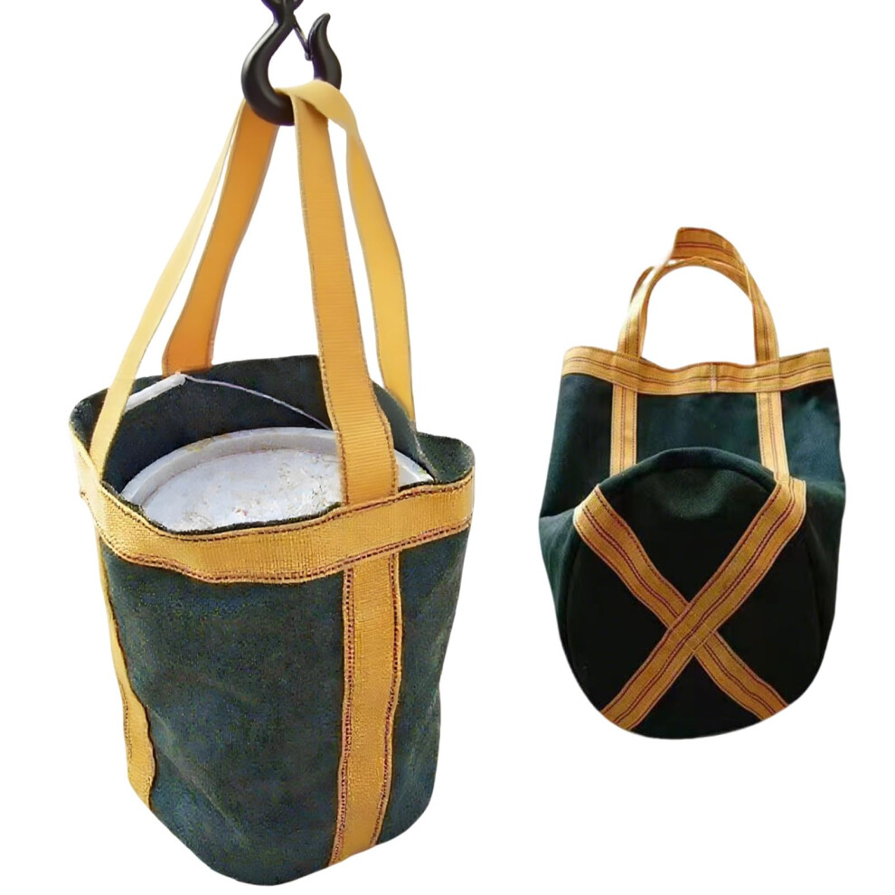 Heavy Duty Canvas Tool Bag 250Kg Capacity With Reinforced Straps For Bucket And Water Jug Carrying 9187378120521