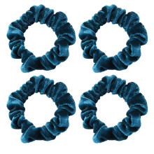 Weiche Haargummis für Damen, elastische Seiden-Scrunchies mit glänzender und angenehmer Oberfläche, Haargummis aus Maulbeerseide, die schonend zum