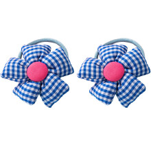 Geruite haarelastiekjes voor meisjes, antislip krokodillenclips met kliksluiting voor een stevige bevestiging in elk kapsel.