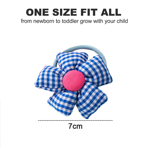 Λαστιχάκια μαλλιών Gingham για κορίτσια, αντιολισθητικά κλιπ αλιγάτορα με κλείσιμο 1