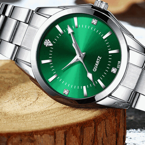 Ρολόι Unisex με μηχανισμό Quartz και αδιάβροχη λειτουργία, φωτεινούς δείκτες, λουράκι 2