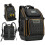 Heavy Duty Tool Backpack with Spacious MultiPocket Storage, Padded Straps, Black, 19.7x15.4x8.3 1