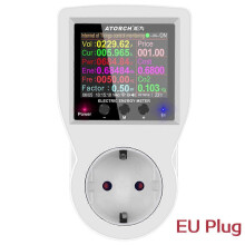 (EU Plug) 220V AC WIFI Smart Steckdose Digital Wattmeter EU Plug Power Meter Strom Meter~