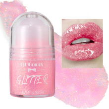 Body Glitter Gel RollOn for Face, Hair and Body – LongLasting Shine Festival Glitter Makeup