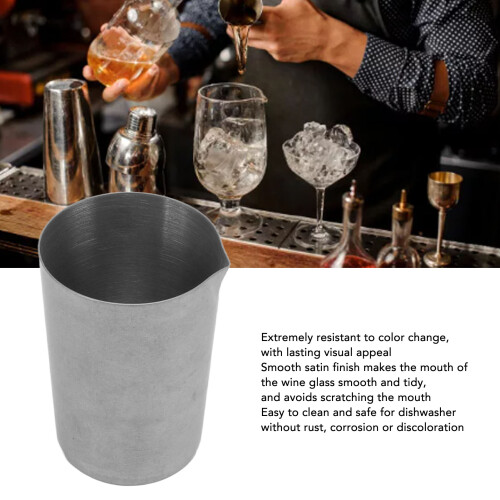 304 Edelstahl Cocktail-Mischglas 8,5 oz Trinkschaker Silber 1