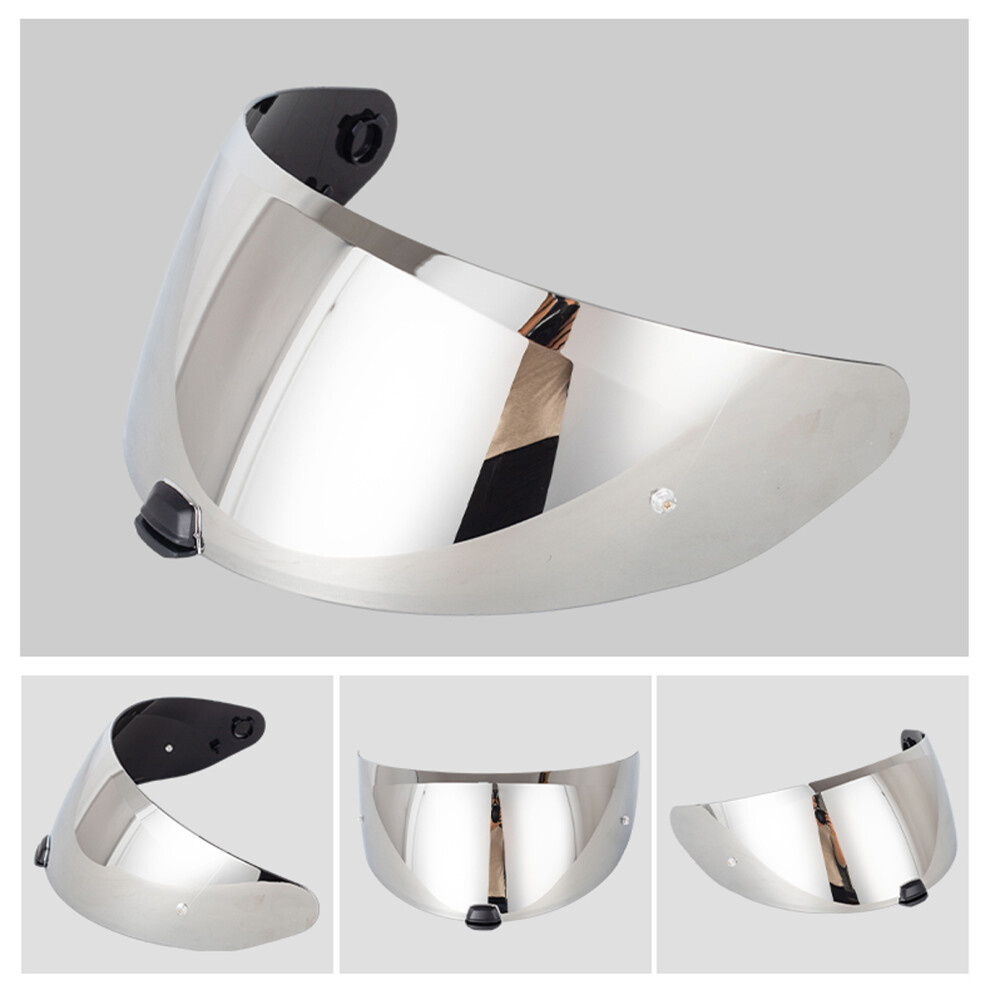 Motorcycle Helmet Visor Replacement -Coated For I70 I10 Series 2912.5Cm Silver 9421380670804