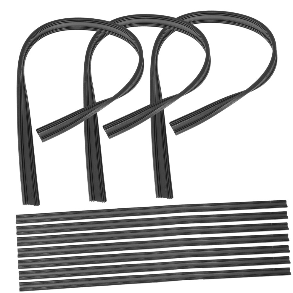 10Pcs Windshield Wiper Blade Refills Durable Allweather Frameless Rubber Strips For Cars 9187378122402