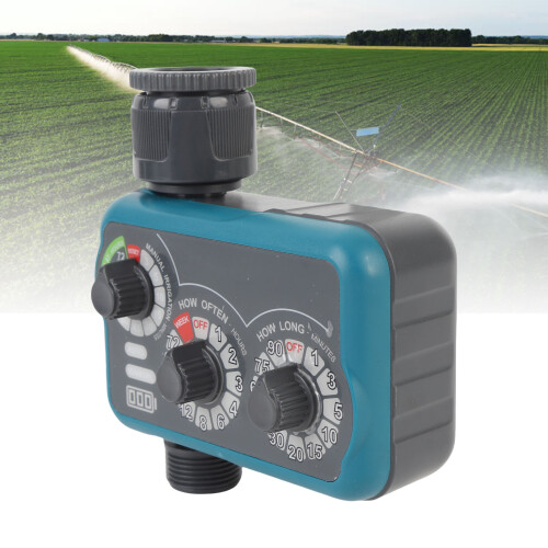 3 Dial Water Timer 21L/Min, IP54 Garden Sprinkler Timer