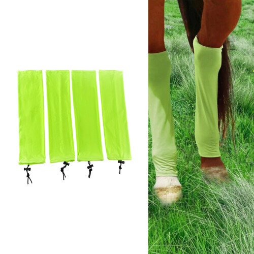Breathable Horse Leg Cover Durability Meshes Fly Boot Sub-Blue 2