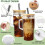 24oz Leak-Proof Cold Brew Coffee Maker with Steel Filter & Handle 8