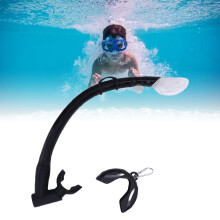Silikon 2-in-1 Freitaucher-Tauchmaske Roll-up, Flexibel, Schwarz