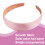 Σατέν Κορδέλα για Γυναίκες Κορίτσια, Αντιολισθητικές Κορδέλες Μαλλιών, Μοντέρνο 3