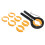 Compact Fly Fishing Rig Holder 7mm Thickness Color Coding Line Locking Tabs Easy Line Winding Versatile Use 3