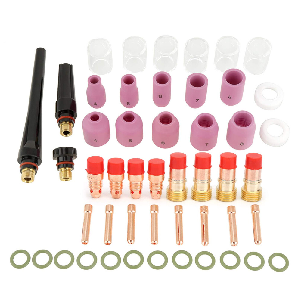 98Pcs Tig Welding Torch Accessories Gas Lens Kit For Wp17 Wp18 Wp26 Alumina Nozzles Cups Set 9187378128251