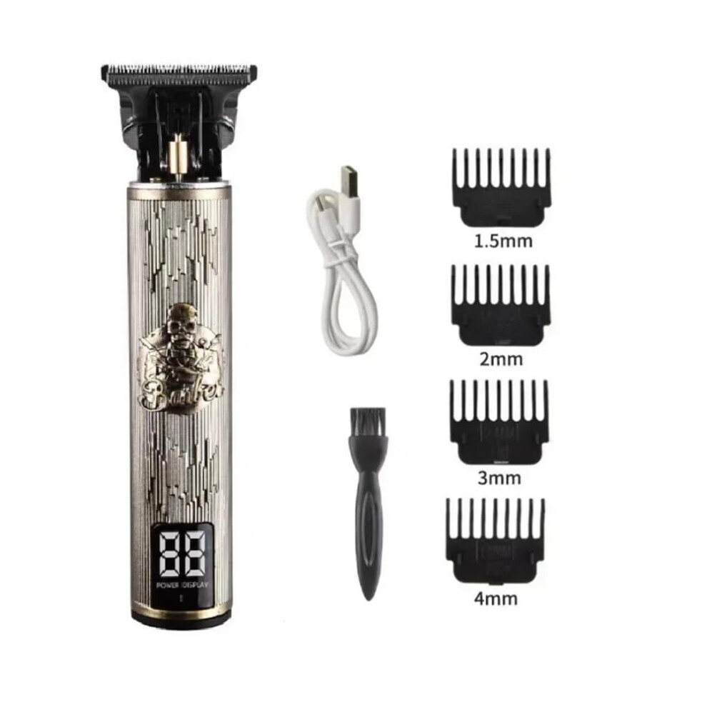 Hair Clipper for Men USB Rechargeable Electric Hair Trimmer with Precise Stainless Steel Blade