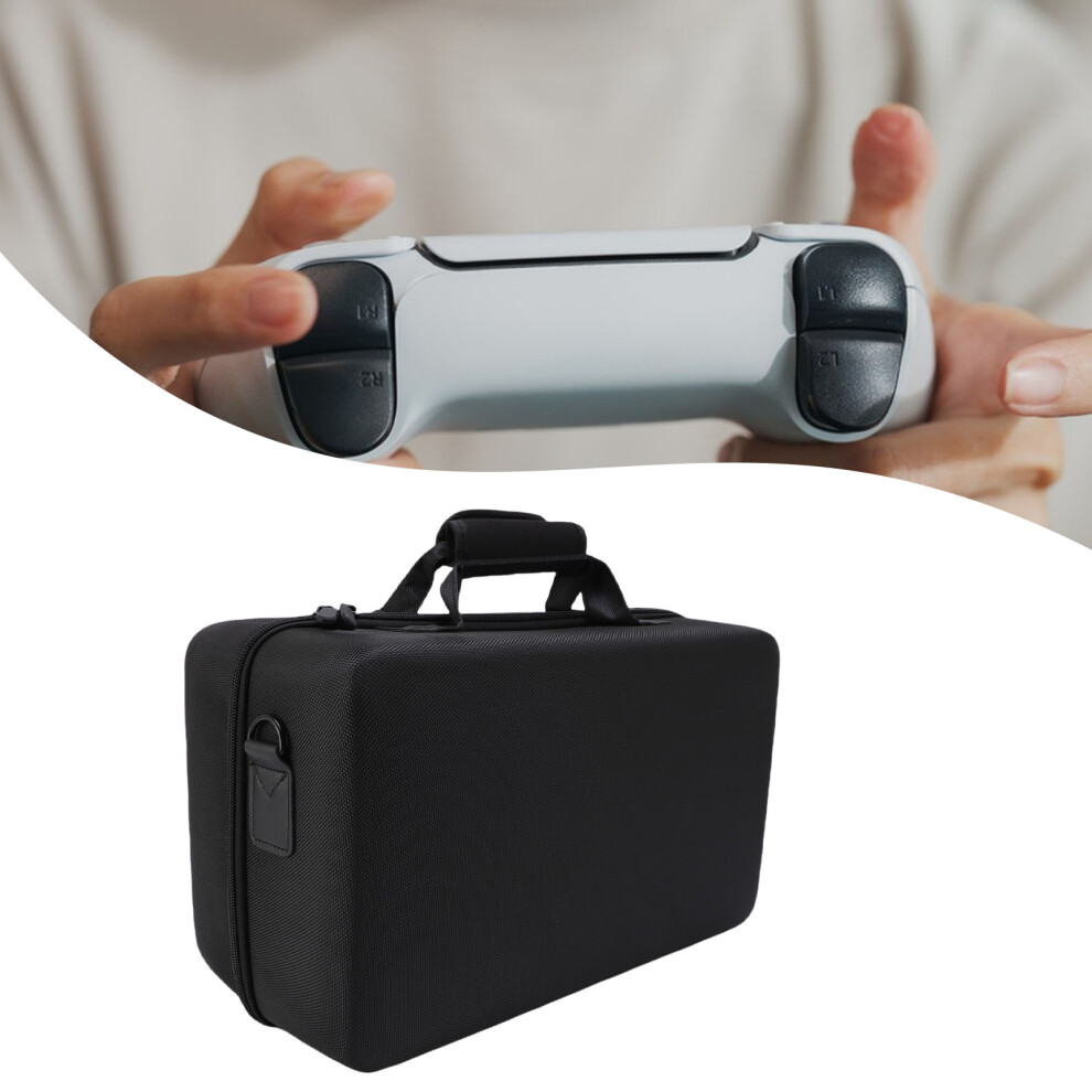 Large Capacity Hard Shell Carrying Case For Slim Console & Accessories Black 8421380676999