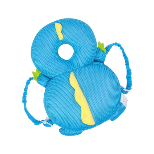 Infant Fall Prevention Headrest Cushion-Blue breathable litt