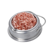 Soldering Tip Cleaner Brass Wool with Holder for Nozzle Cleaning Efficient Corrosion Resistant Design
